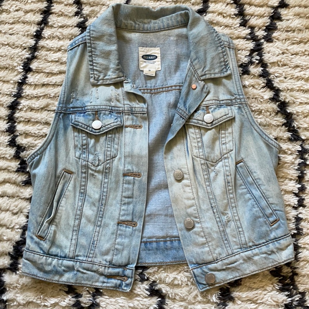 Old Navy denim vest